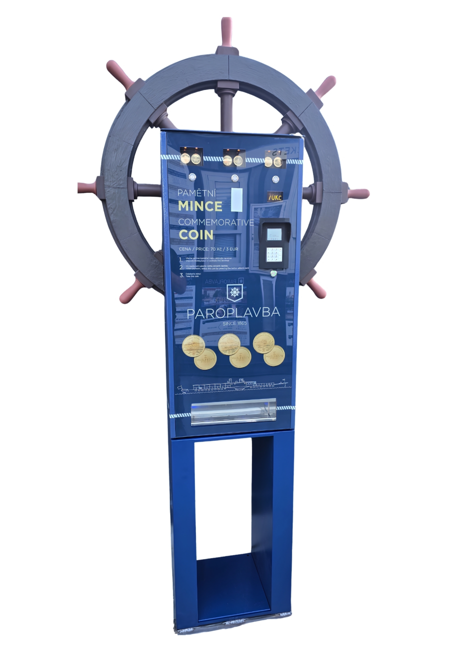 THREE-DESIGN VENDING MACHINE